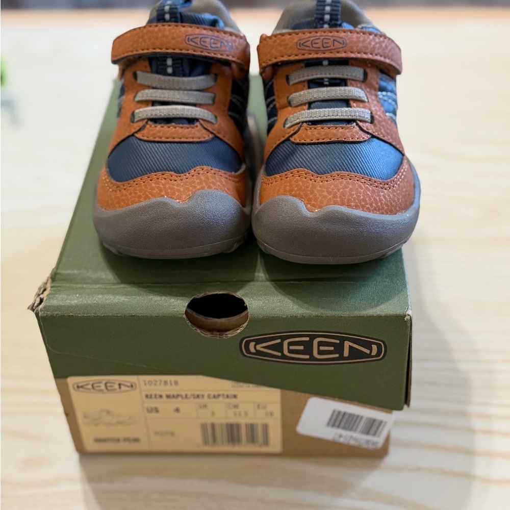 KEEN Kids' Blue and Brown Sneakers